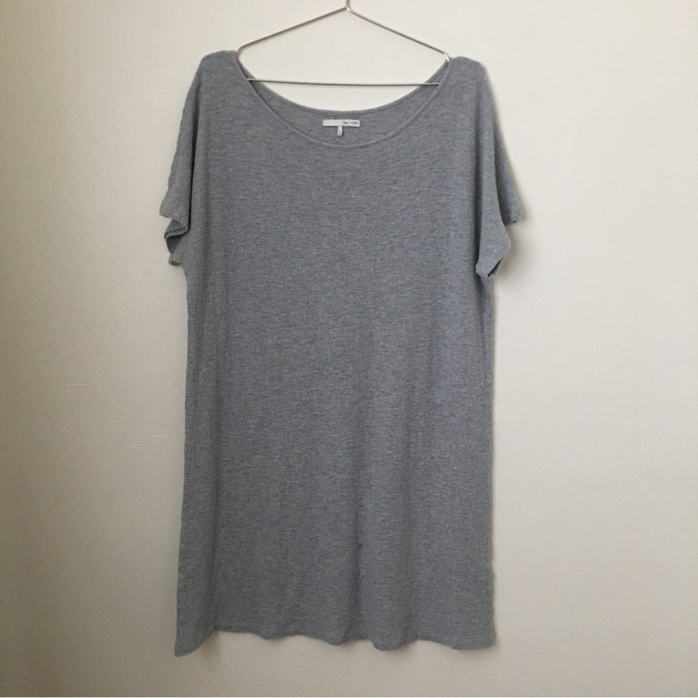OAK + FORT COTTON Tee Shirt Dress Gray M